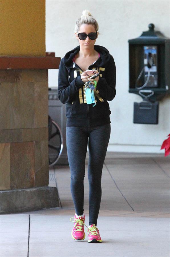 Ashley Tisdale out and about in LA 12/11/12 
