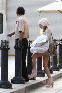 Ashley Tisdale leaving Barneys New York in Los Angeles 11/26/12 
