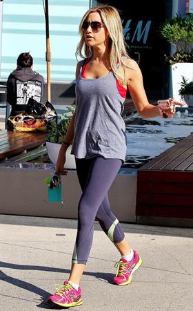Ashley Tisdale at the gym in West Hollywood 12/7/12 