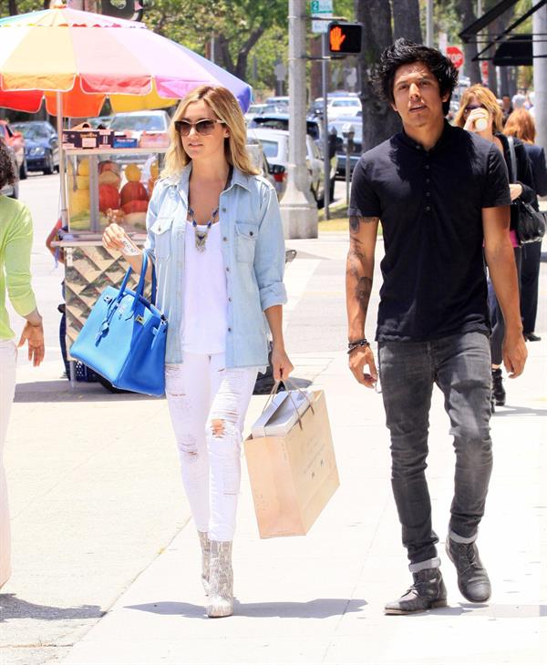 Ashley Tisdale Shopping In West Hollywood 5/30/12