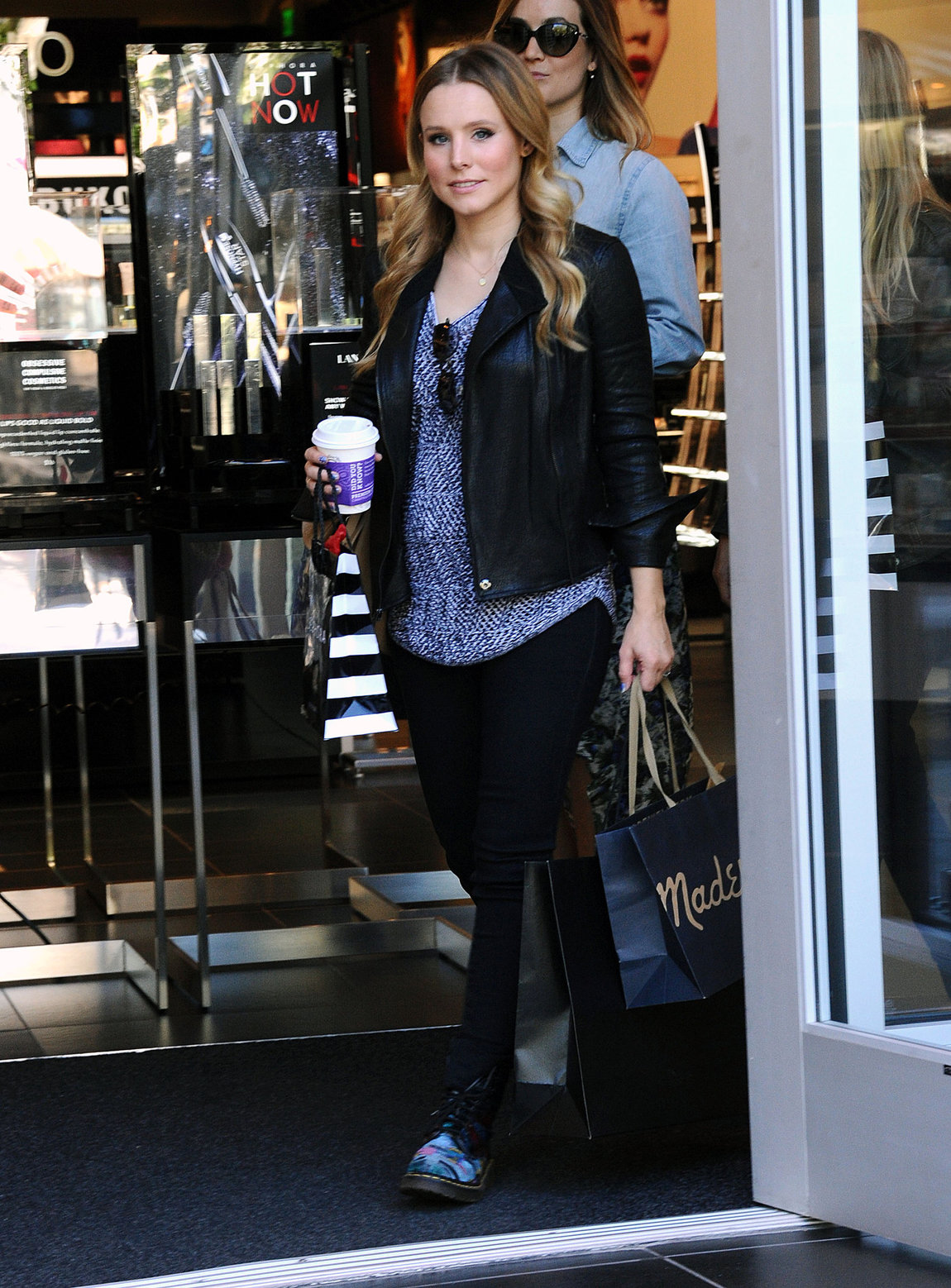Kristen Bell out shopping at The Americana at Brand in Glendale 10/30/12
