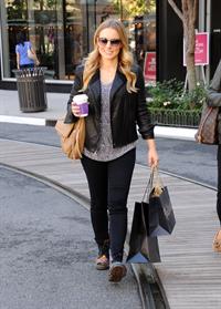 Kristen Bell out shopping at The Americana at Brand in Glendale 10/30/12