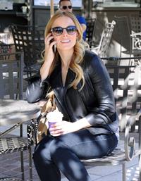 Kristen Bell out shopping at The Americana at Brand in Glendale 10/30/12