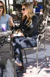 Kristen Bell out shopping at The Americana at Brand in Glendale 10/30/12