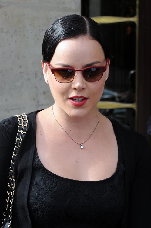 Abbie Cornish on set 1/8/2010