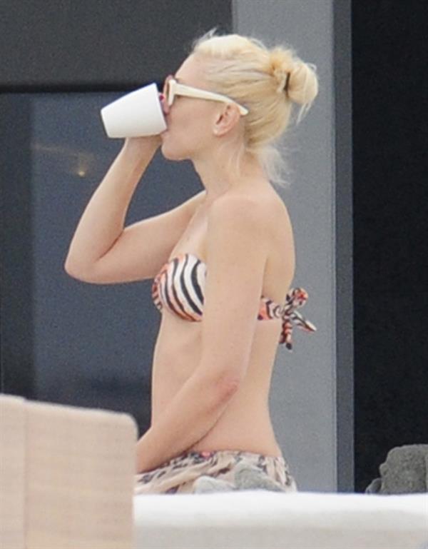 Gwen Stefani in a bikini