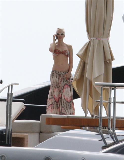 Gwen Stefani in a bikini