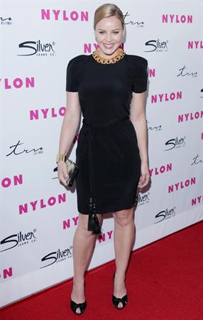 Abbie Cornish - Nylon Magazine 12th anniversary issue party with the sucker punch cast March 24 2011