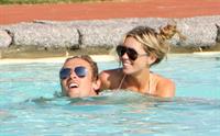 Abigail Clancy holiday at the Portocervo Hotel Cala di Volpe Sardinia Italy on July 12, 2010