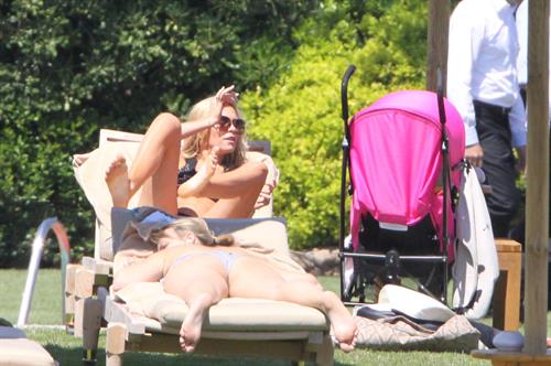 Abigail Clancy bikini candids in Italy on June 10, 2011 