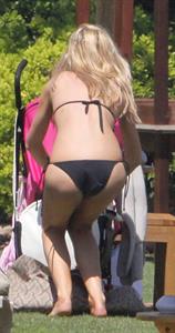 Abigail Clancy bikini candids in Italy on June 10, 2011 