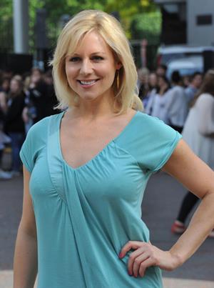 Abi Titmuss ITV studios on July 15, 2011 