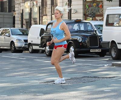 Abi Titmuss exercise candids in London October 22, 2010 