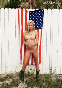 Dominique Storelli in a bikini