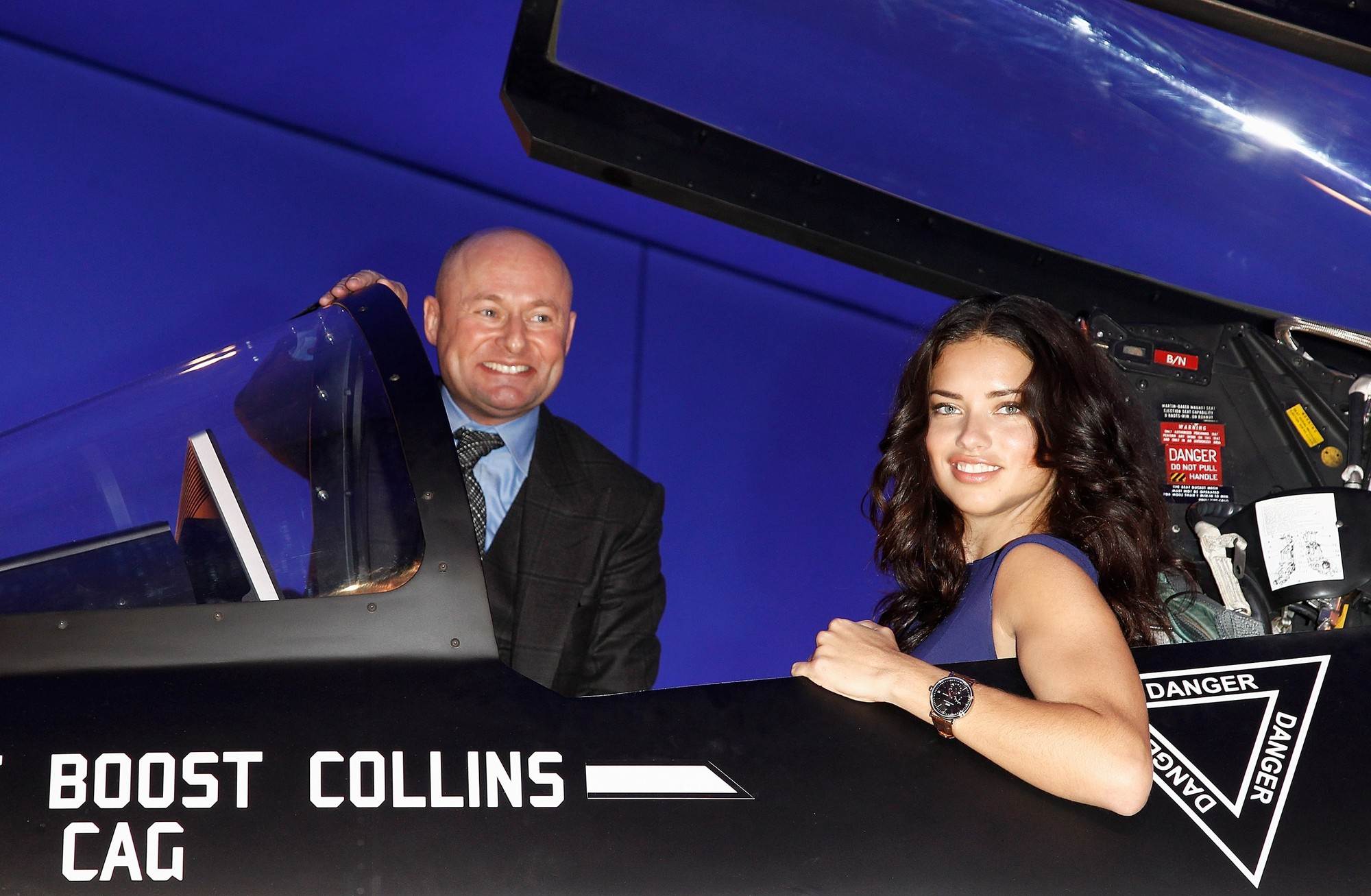 Adriana Lima IWC Schaffhausen Top Gun Gala on January 17, 2012 