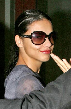 Adriana Lima leaving a medical office in New York City on November 8, 2011 