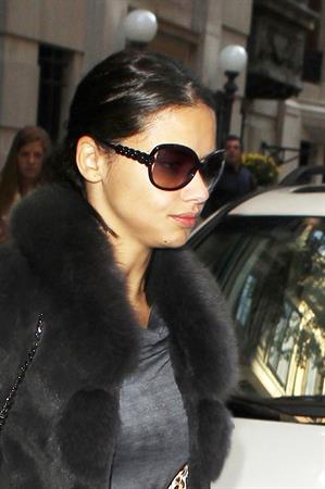 Adriana Lima leaving a medical office in New York City on November 8, 2011 