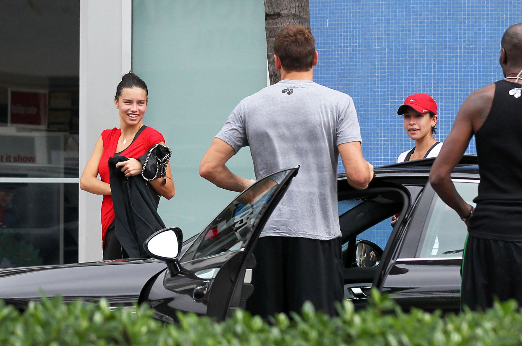 Adriana Lima hits the gym in Miami Beach on October 25, 2011