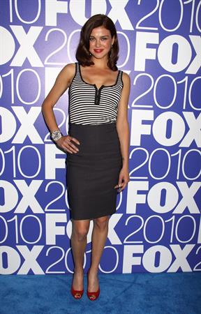 Adrianne Palicki Fox Upfront after party at Wollman Rink Central Park on May 17, 2010 