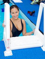 Adrienne Bailon – Swim for Relief Benefit, NY 10/9/13  