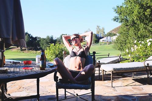Abbey Lee Kershaw in a bikini
