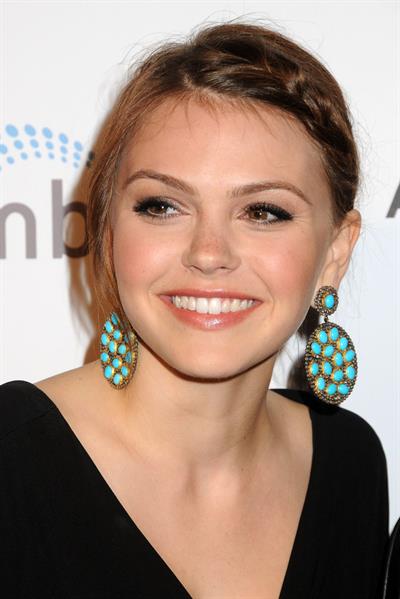 Aimee Teegarden premiere of the 1st social series Aim High held at Trousdale on October 18, 2011 