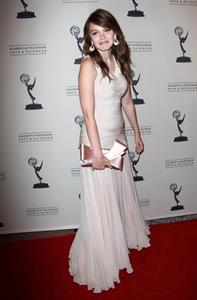 Aimee Teegarden 63rd Primetime Emmy Writers Nominee Reception at Leonard H. Goldenson Theatre on September 15, 2011 