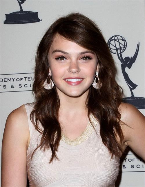 Aimee Teegarden 63rd Primetime Emmy Writers Nominee Reception at Leonard H. Goldenson Theatre on September 15, 2011 