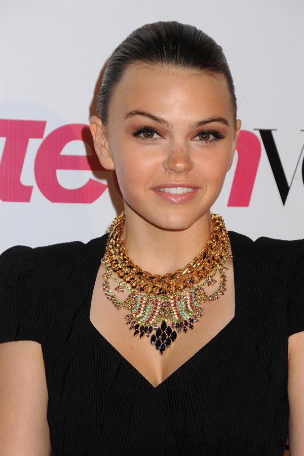 Aimee Teegarden 9th annual Teen Vogue Hollywood party at Paramount Studios on September 23, 2011 