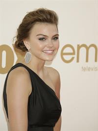Aimee Teegarden 63rd annual Primetime Emmy Awards held at Nokia Theatre in Los Angeles on September 18, 2011