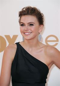 Aimee Teegarden 63rd annual Primetime Emmy Awards held at Nokia Theatre in Los Angeles on September 18, 2011