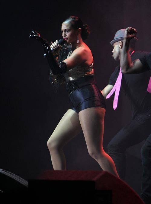 Alesha Dixon - Radio city concert on August 15, 2010
