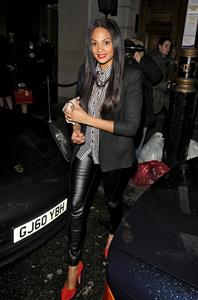 Alesha Dixon - Nobu Berkley in London on April 19, 2012