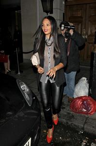 Alesha Dixon - Nobu Berkley in London on April 19, 2012