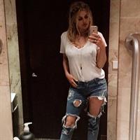 Ashley James taking a selfie