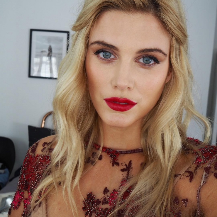 Ashley James taking a selfie
