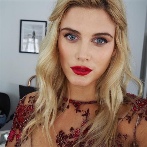Ashley James taking a selfie