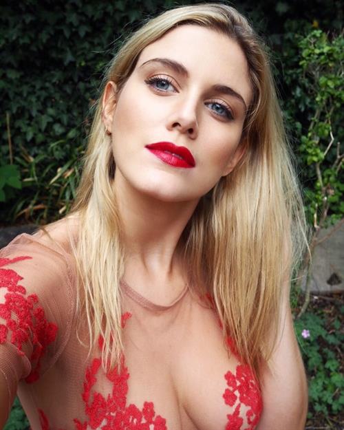 Ashley James taking a selfie