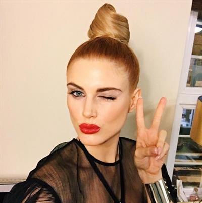 Ashley James taking a selfie