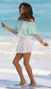 Alessandra Ambrosio at a Victoria's Secret photoshoot on the beach in St. Barts 12/16/12 