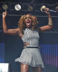 Alexandra Burke party in the park on July 22, 2012