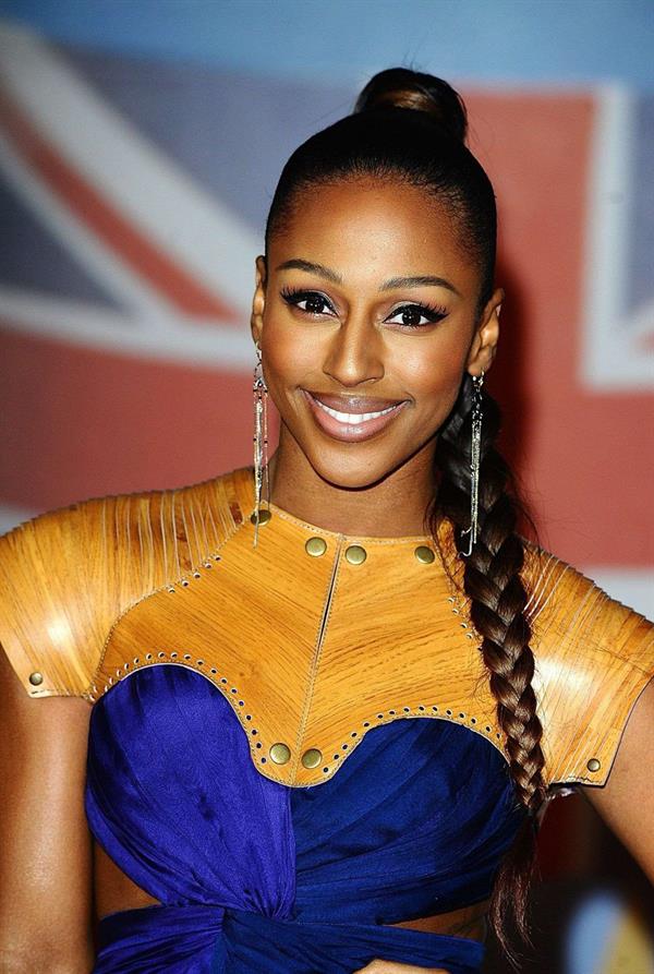 Alexandra Burke Brit Awards 2012 in London on February 21, 2012 