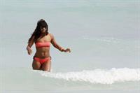 Alexandra Burke bikini candids Miami March 7, 2011 