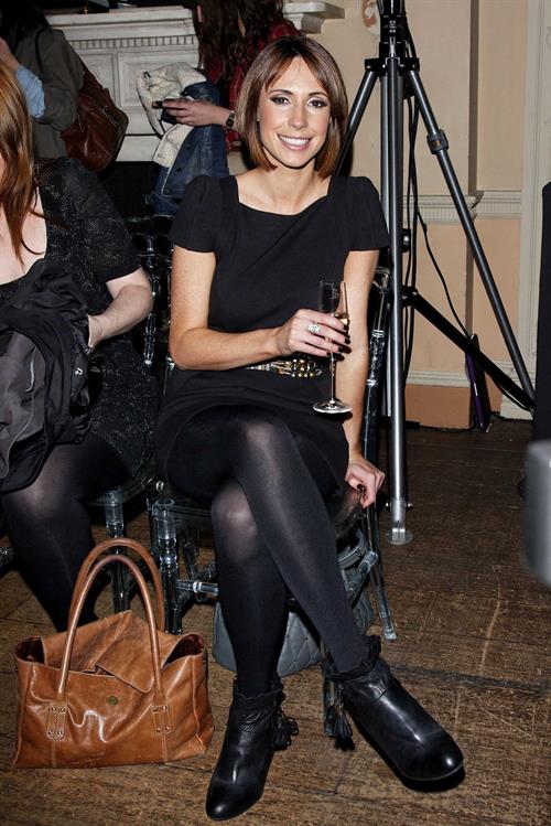 Alex Jones Umberto Giannini Glam Hair Catwalk October 20, 2010