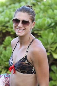 Alex Morgan bikini candids in Hawaii 12/19/12 