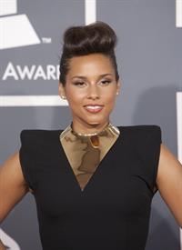 Alicia Keys attends the 54th annual Grammy Awards on February 12, 2012