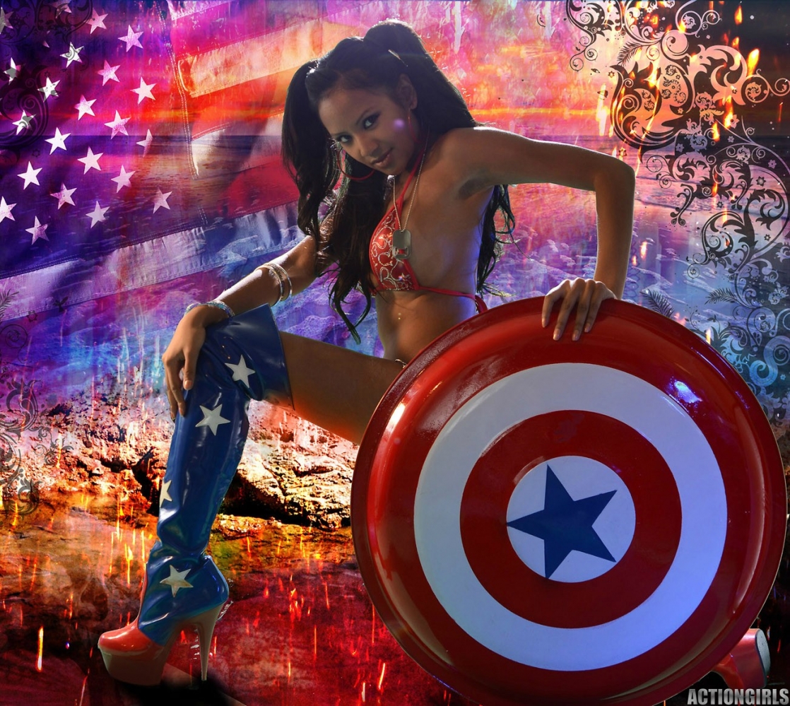 Debbie Sath in a bikini