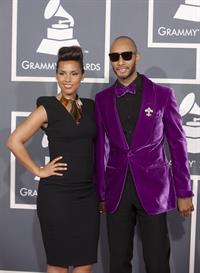 Alicia Keys attends the 54th annual Grammy Awards on February 12, 2012