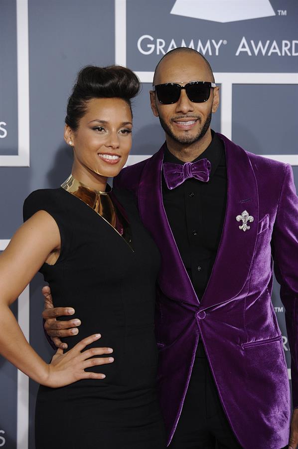 Alicia Keys attends the 54th annual Grammy Awards on February 12, 2012