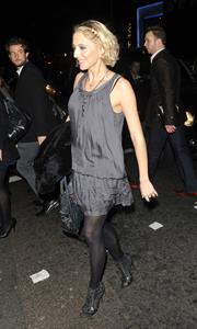 Ali Bastian Flashdance the Musical opening night performance party in London on October 14, 2010 